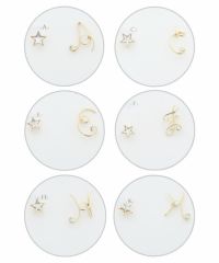 イニシャルスターピアス【Juno Briller】