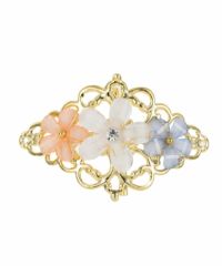 フラワーストーン付ポニーフック