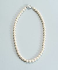 ガラスパールネックレス【8mm40cm】
