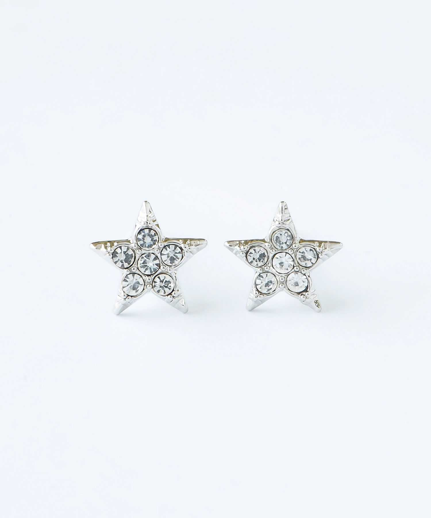 星のセラミックポストピアス