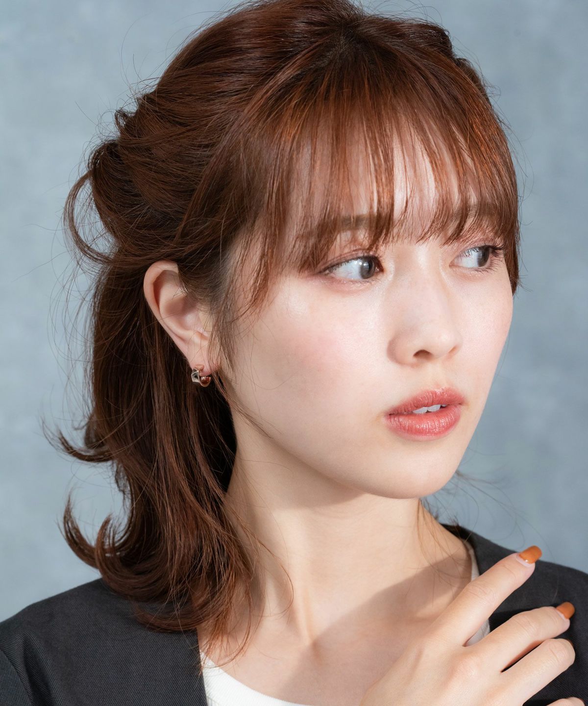 エッジィフープループフィットイヤリング