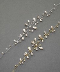 ビジューフラワーワイヤーヘッドドレス