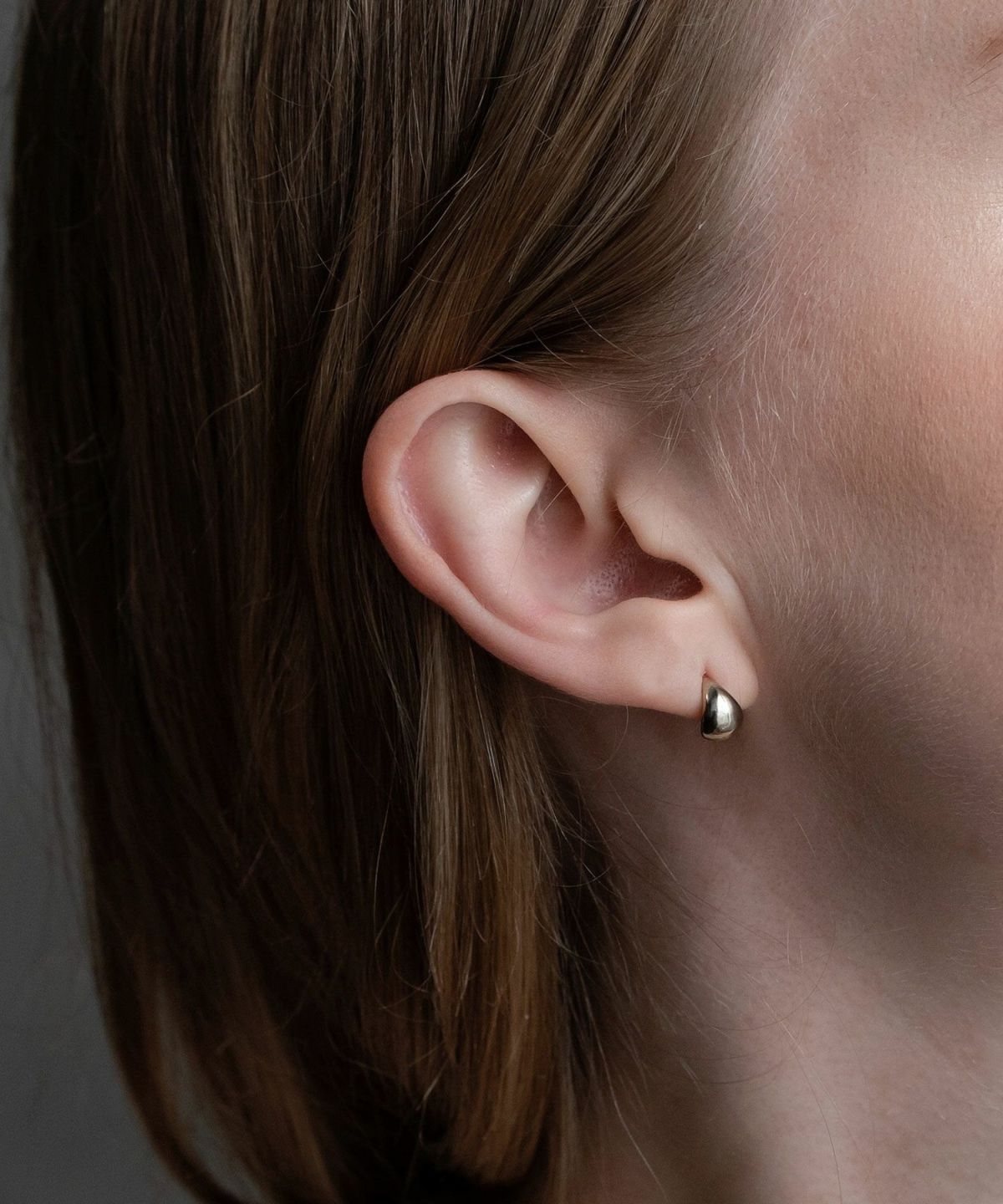 ハンドメイド フックピアス シルバー925, k18コンビ フープー ピアス