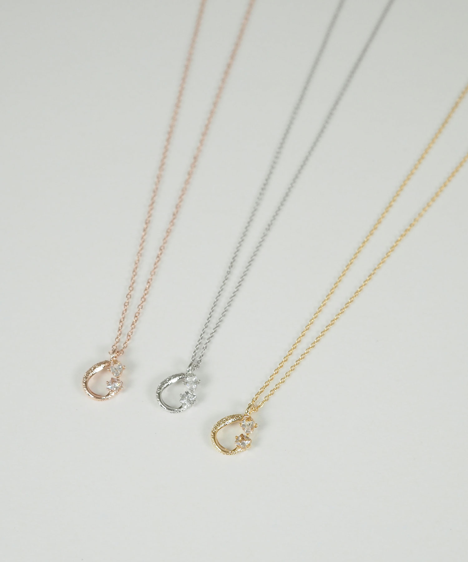 Drop&stonesペンダント