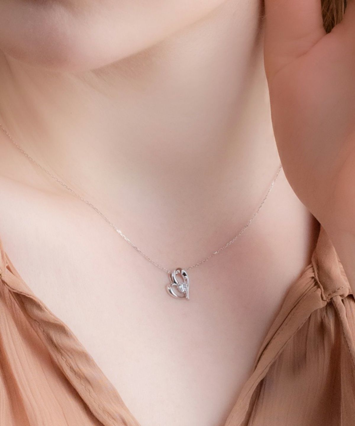 Heart pendant【LAB DIAMOND】