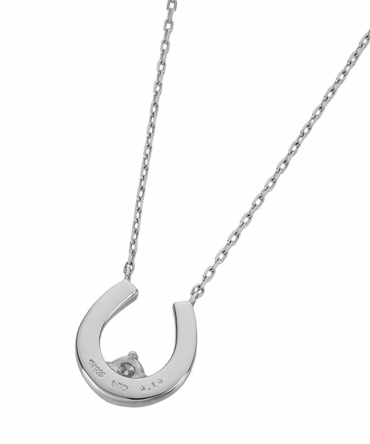 Horseshoe pendant【LAB DIAMOND】