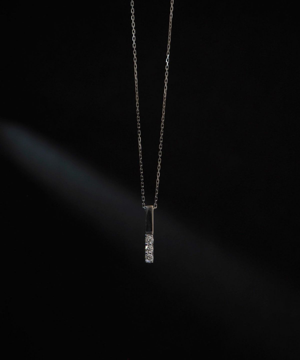 Simple bar pendant【LAB DIAMOND】