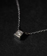 Square pendant【LAB DIAMOND】