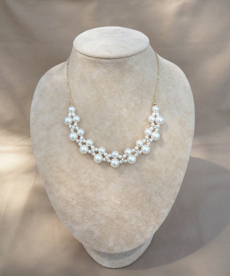 Elfee パールネックレス SETUP7｜les bon bon/playfully pearl necklace PK/プレイフリー