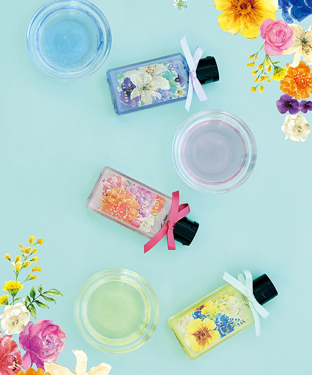 デイズインブルーム bright flowers ミニハンドソープ 【公式】MUK ONLINE SHOP｜人気アクセサリー・ジュエリー通販