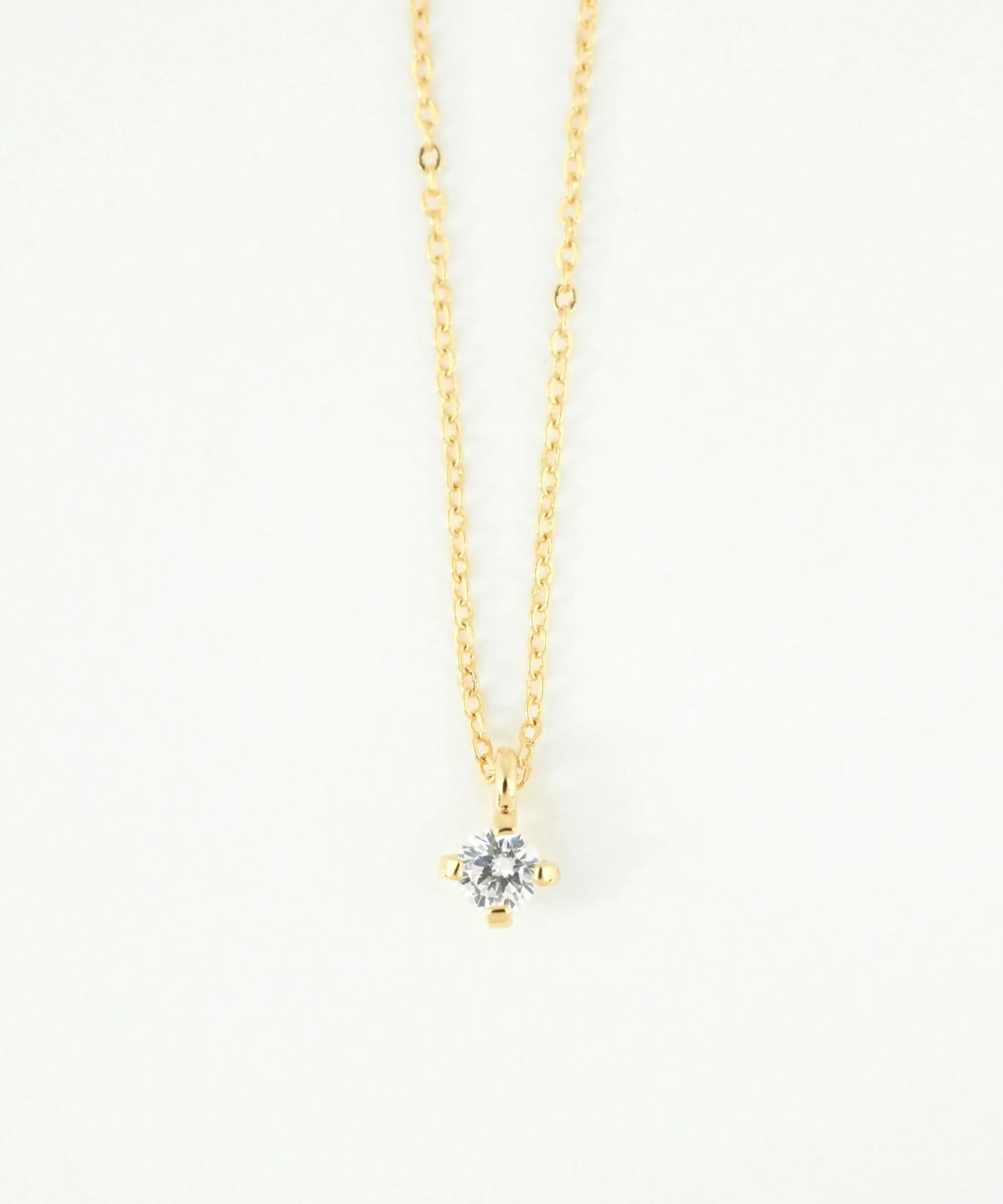 シャインキュービックジルコニアプチペンダント【MUK】