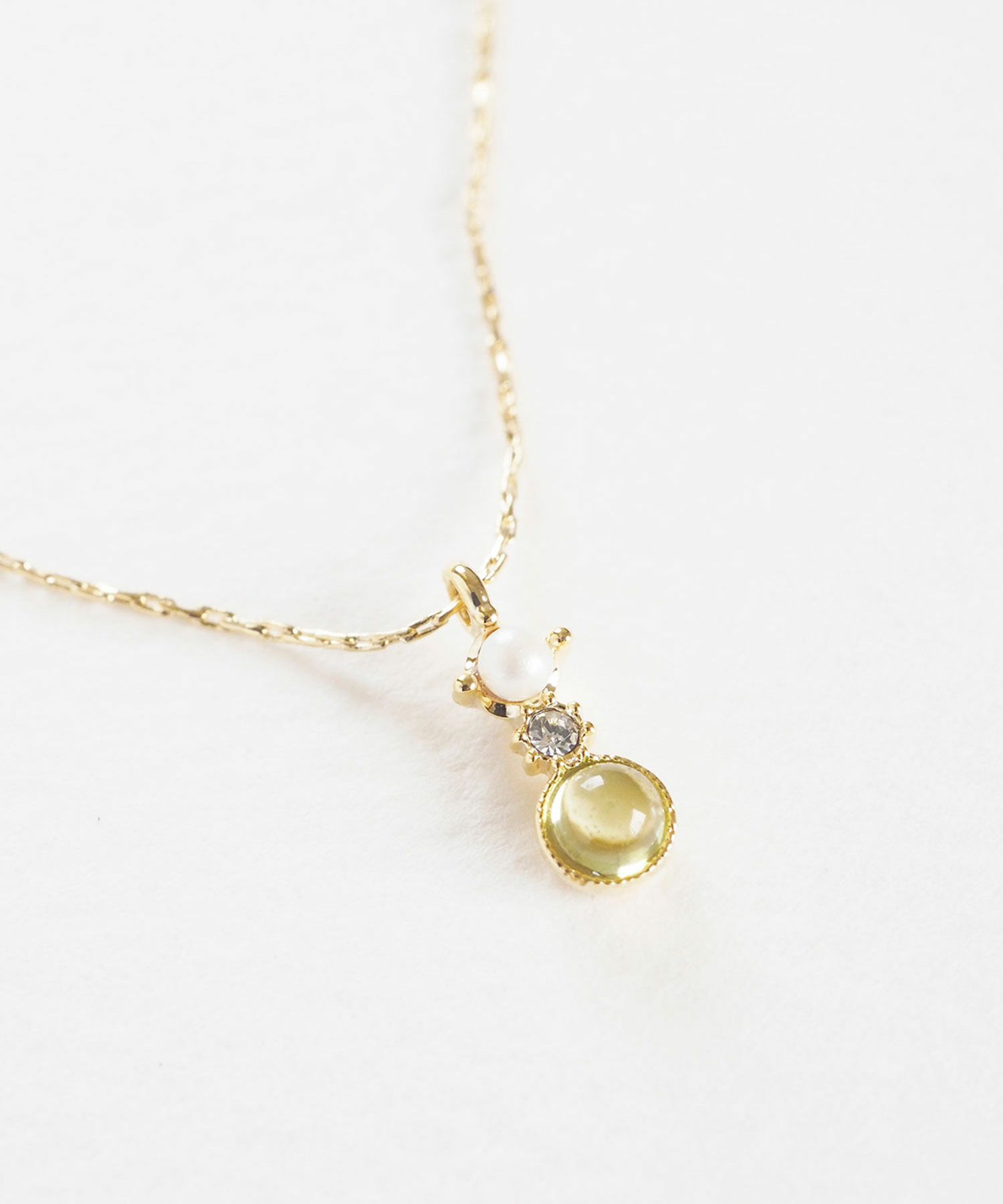 ナチュラルストーンクラシックネックレス【MUK Dreamy stone】