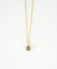 ドロップキュービックジルコニアプチペンダント【MUK】