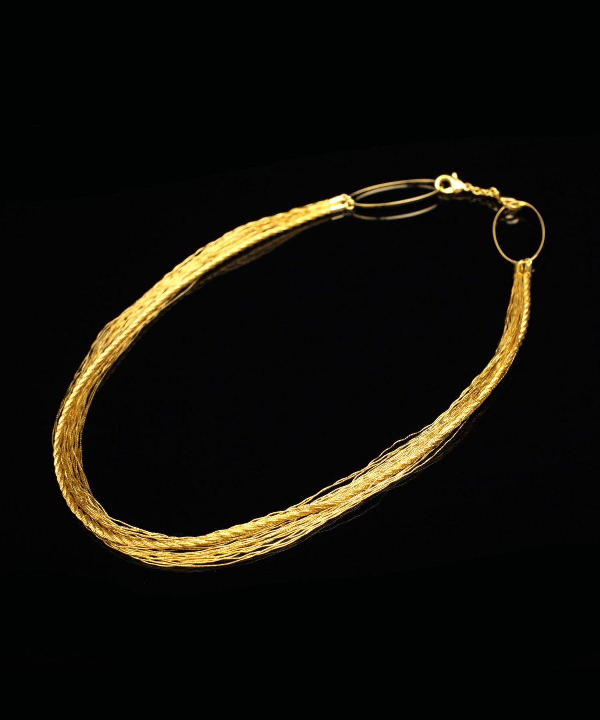 和の彩 金糸 ネックレス＆ロープネックレス セット わのいろ 日本製 楽天市場】純度97.7％の本金箔! 和の彩 wanoiro 金糸2way ネックレス