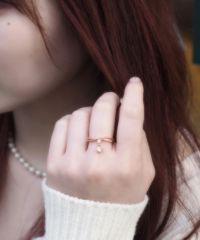 ミッキー　スイングリング　ハート　18K ミッキー様専用 スイングリング ハート 18K レディース