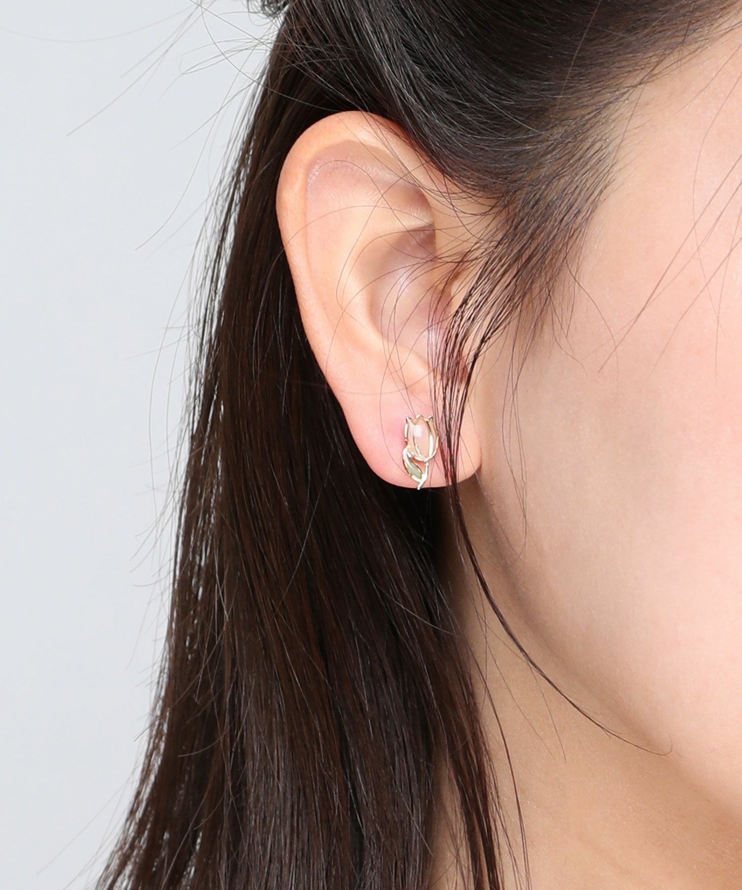 チューリップエポ樹脂ピアス