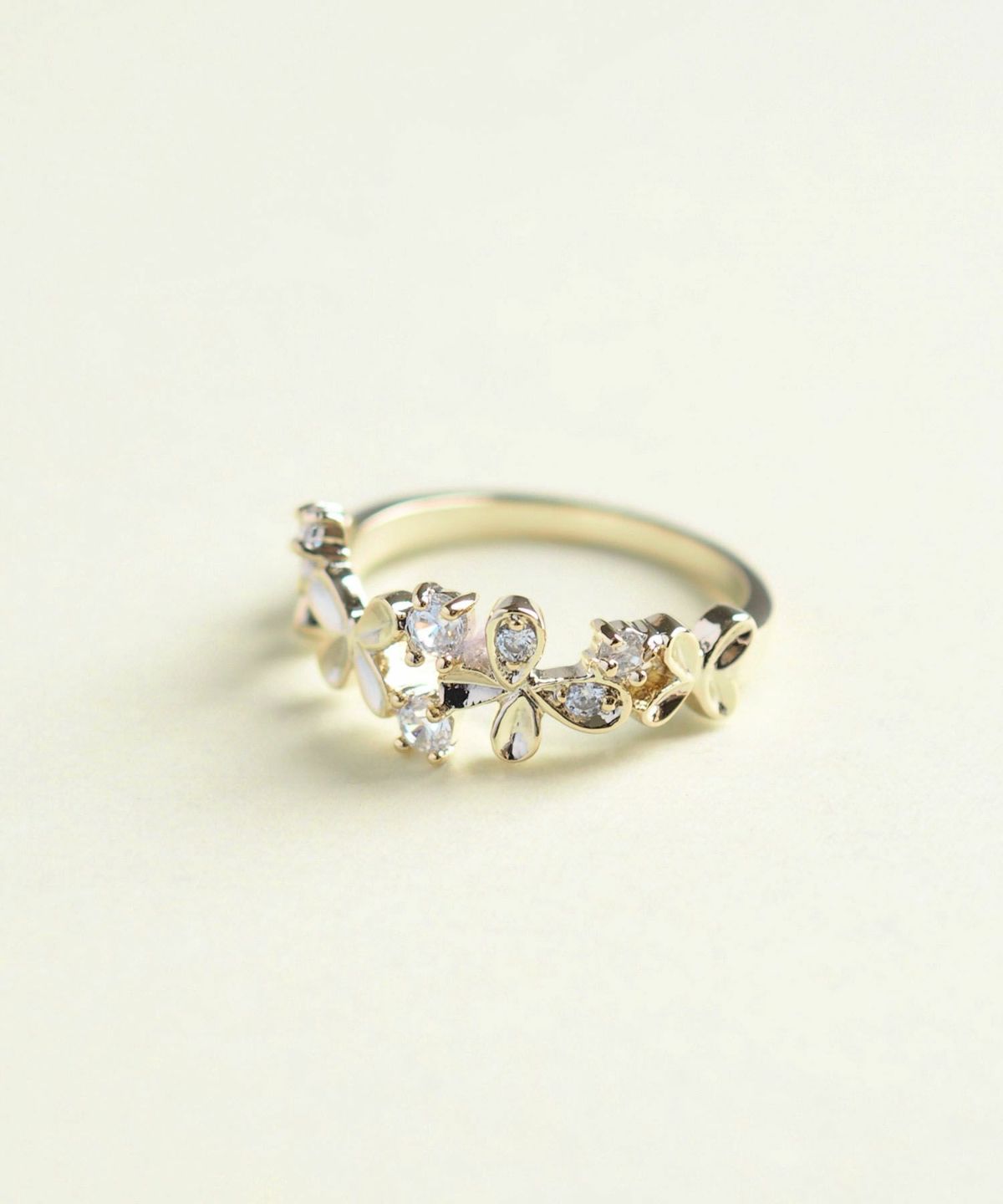 【web限定】バタフライアラウンドピンキーリング【MUK shady sophy】