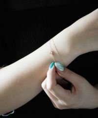 レイヤードブレスレット レディース ブレスレット アクセサリー シルバー カーブチェーン レイヤード ブレスレット GP