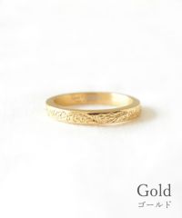 Maile&Scroll Ring【Lino*Makana】