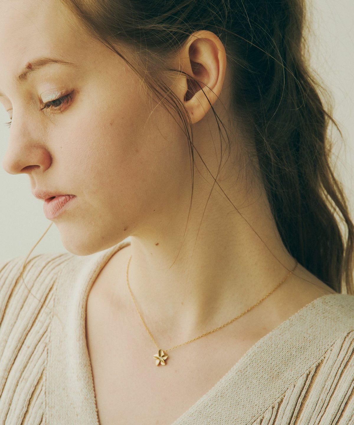 Plumeria Pendant【Lino*Makana】