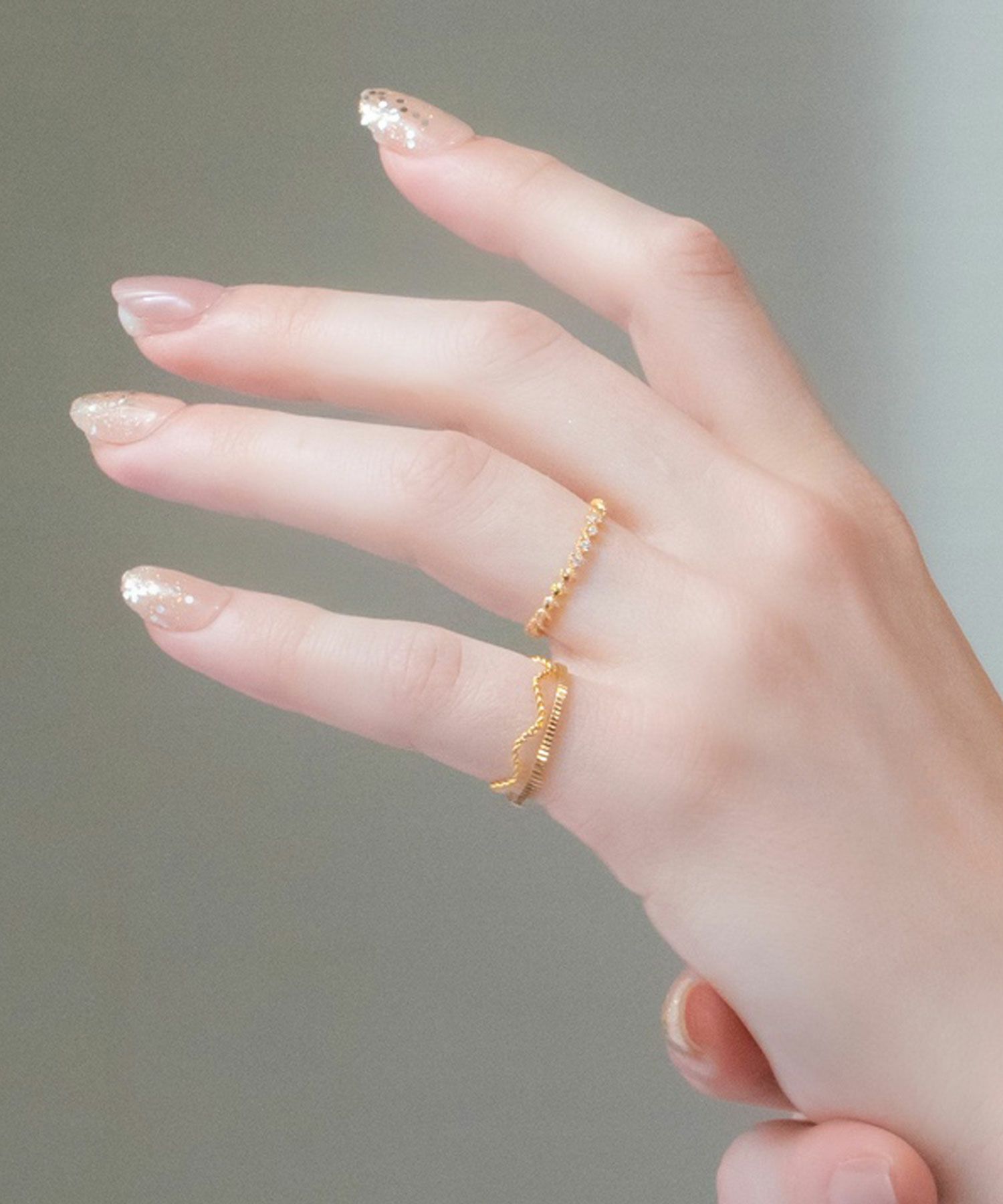 スクリューストーンセットリング