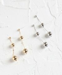 メタルボールシタタル抗菌樹脂ポストピアス