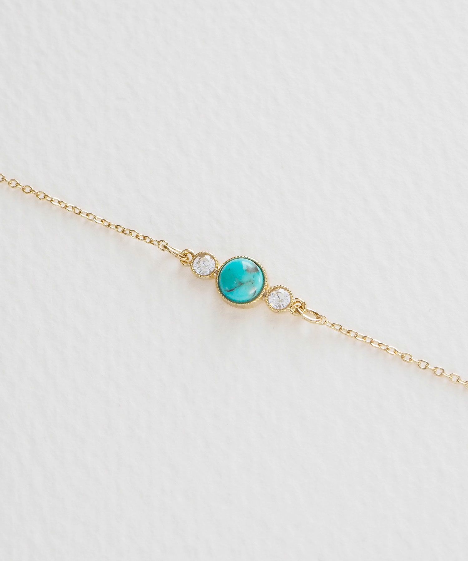 ナチュラルストーンとクリスタルのブレスレット【MUK Dreamy stone】