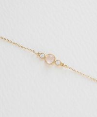 ナチュラルストーンとクリスタルのブレスレット【MUK Dreamy stone】