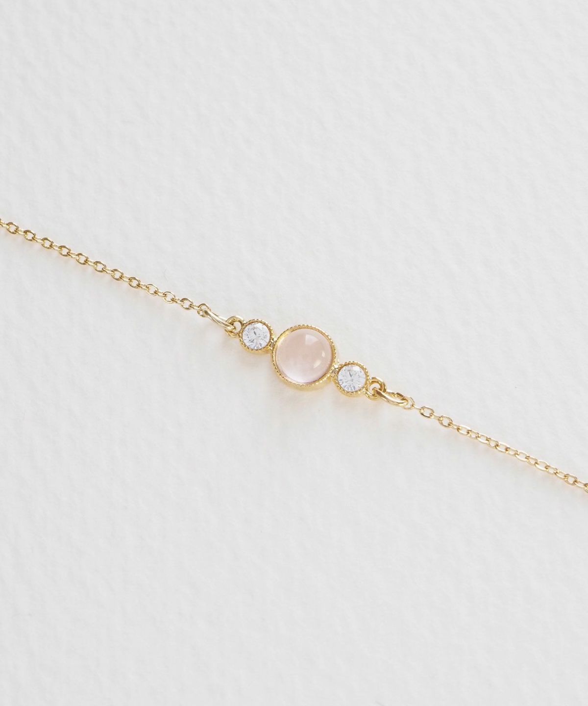 ナチュラルストーンとクリスタルのブレスレット【MUK Dreamy stone】