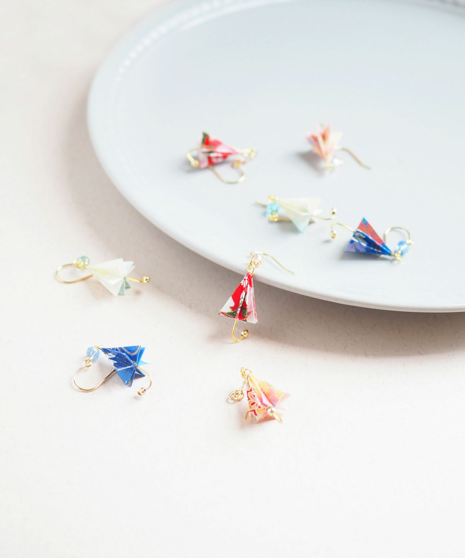 傘友禅和紙ピアス