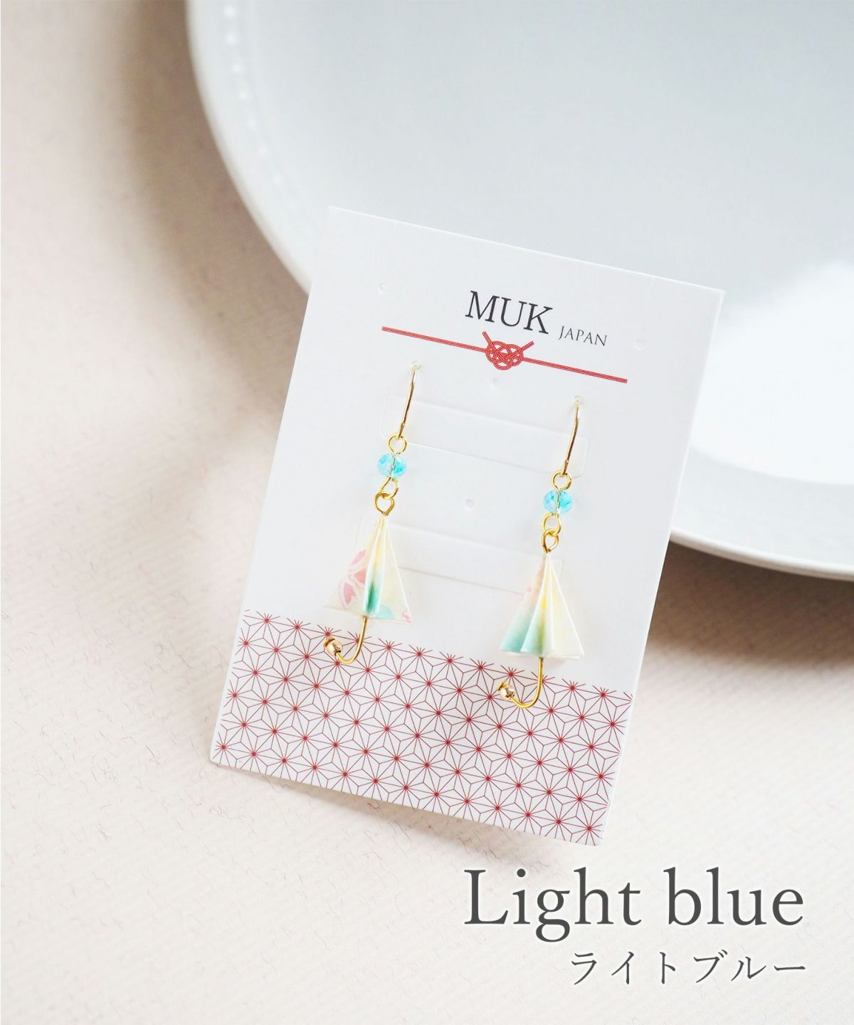 傘友禅和紙ピアス