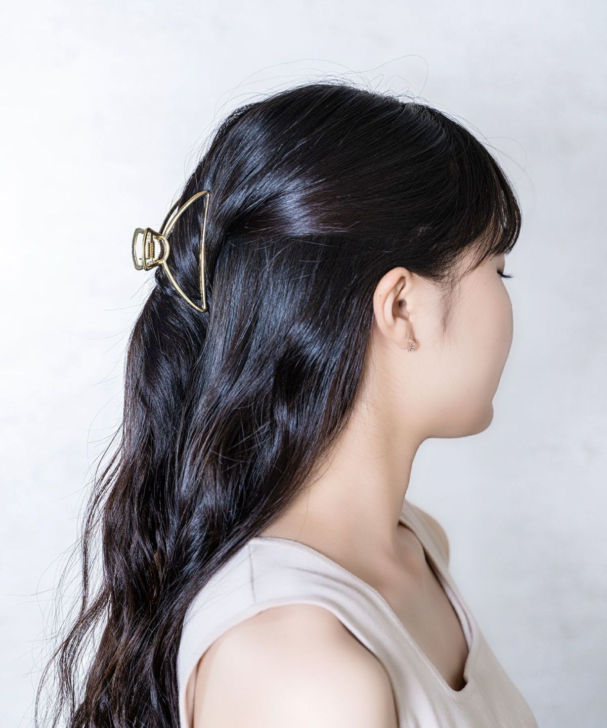 メタルフレームヘアクリップ