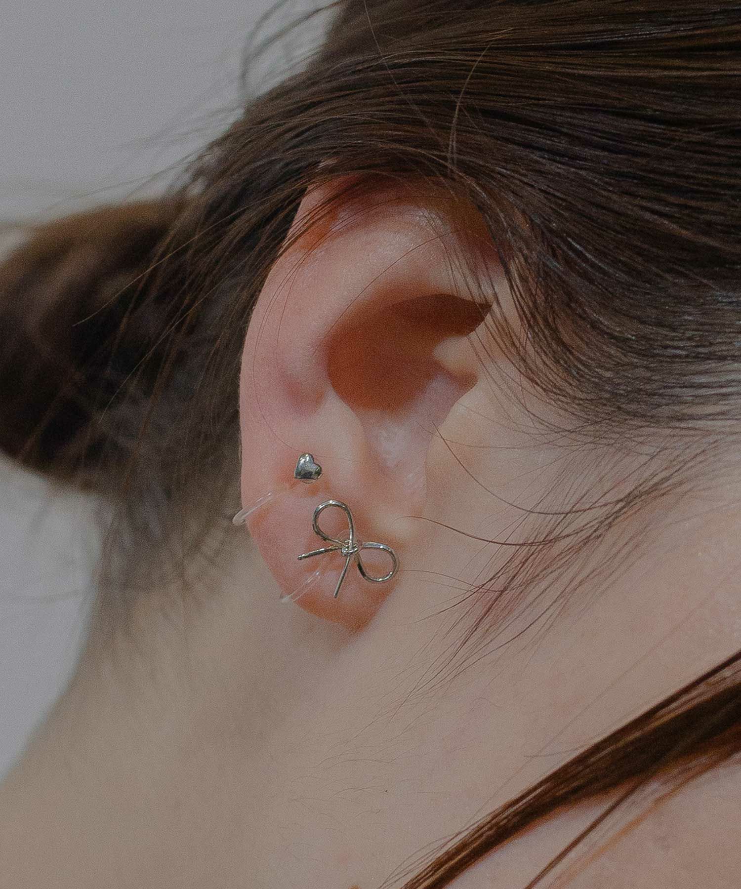 リボンセット抗菌樹脂ノンホールイヤリング | 【公式】MUK ONLINE SHOP