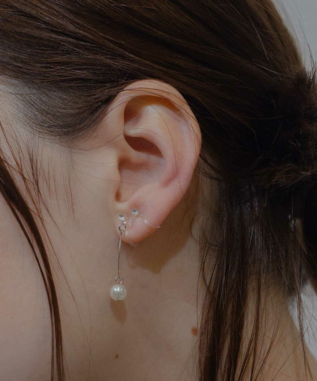 スイングパールセット抗菌樹脂ノンホールイヤリング