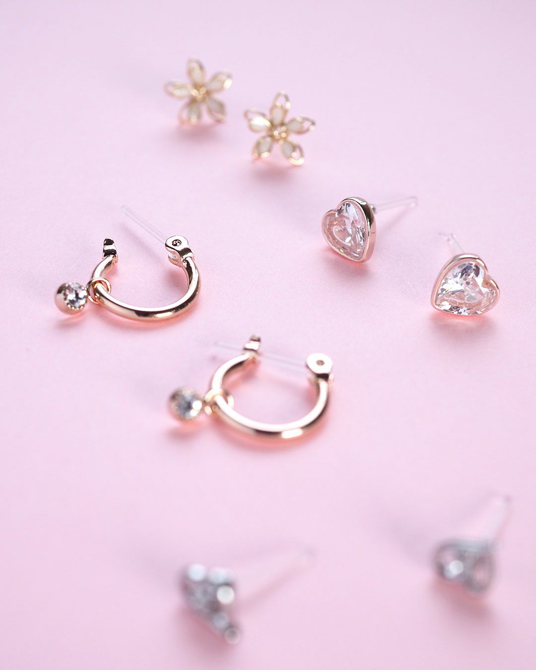 エポフラワー抗菌樹脂ポストセットピアス