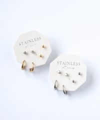 フープセットステンレスピアス