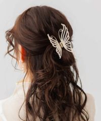 バタフライラインドローイングヘアクリップ | 【公式】MUK