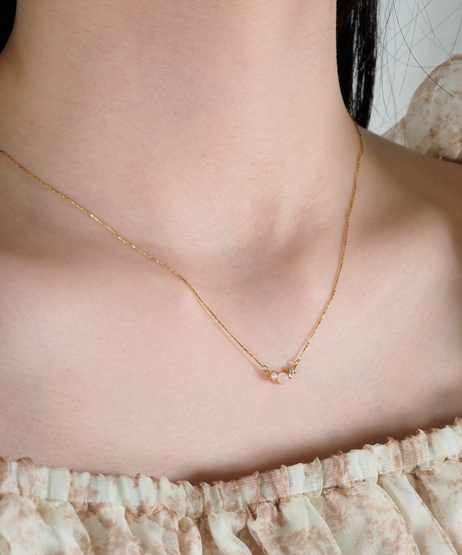 ナチュラルストーンライトビジュープチペンダント【MUK Dreamystone】