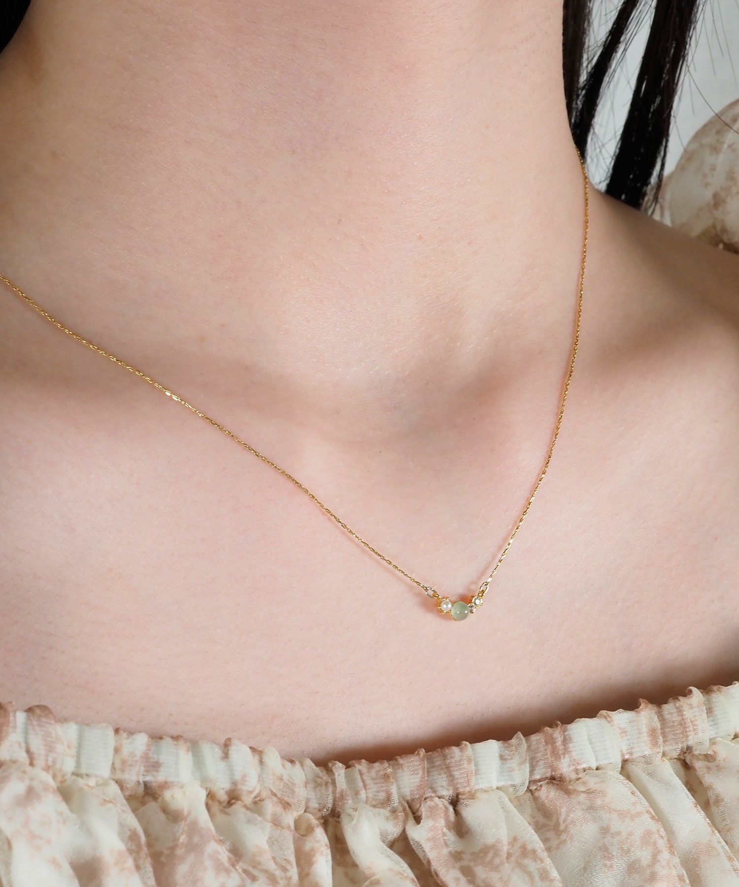 ナチュラルストーンライトビジュープチペンダント【MUK Dreamystone】