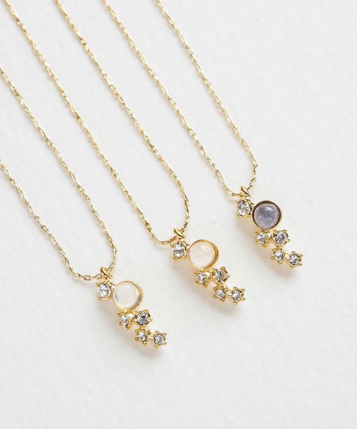 ナチュラルストーンストレートバープチペンダント【MUK Dreamystone】