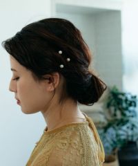 リーフバレッタセットヘア