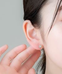 otonatulle フラワーデザイン イヤリング ワイヤーフラワー｜HARENOHI STYLE｜イヤリング｜フラワーリング