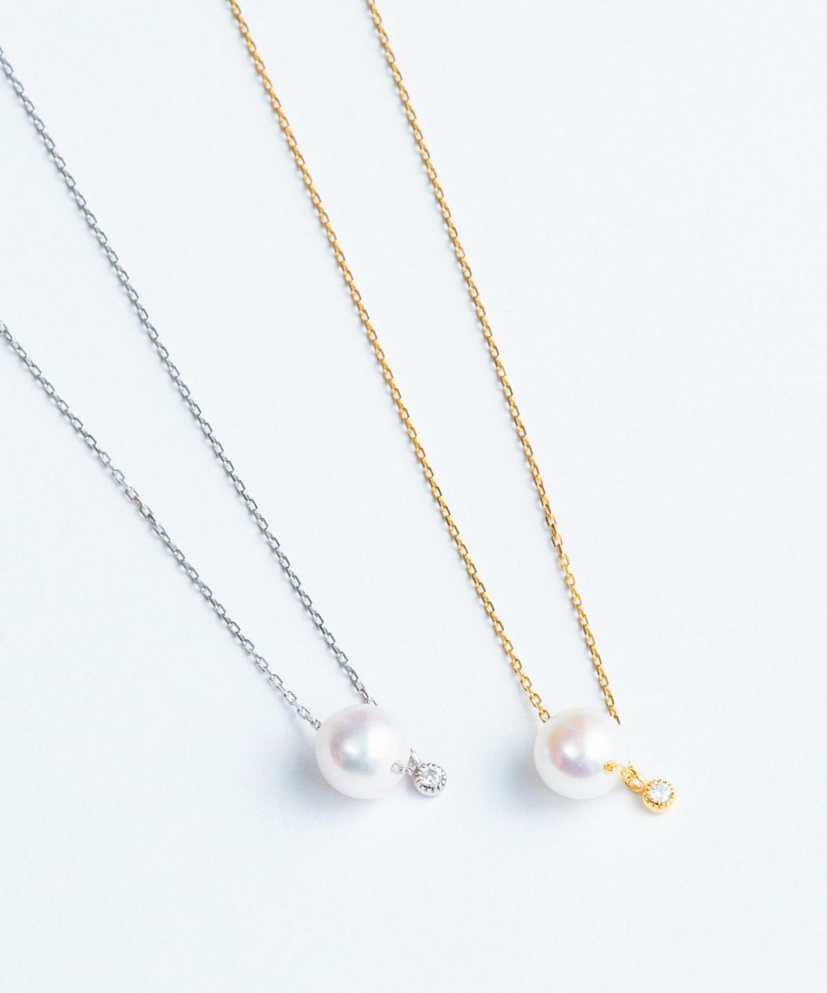 Fresh pearl 925 silver petit pendant【H&Ccollection】