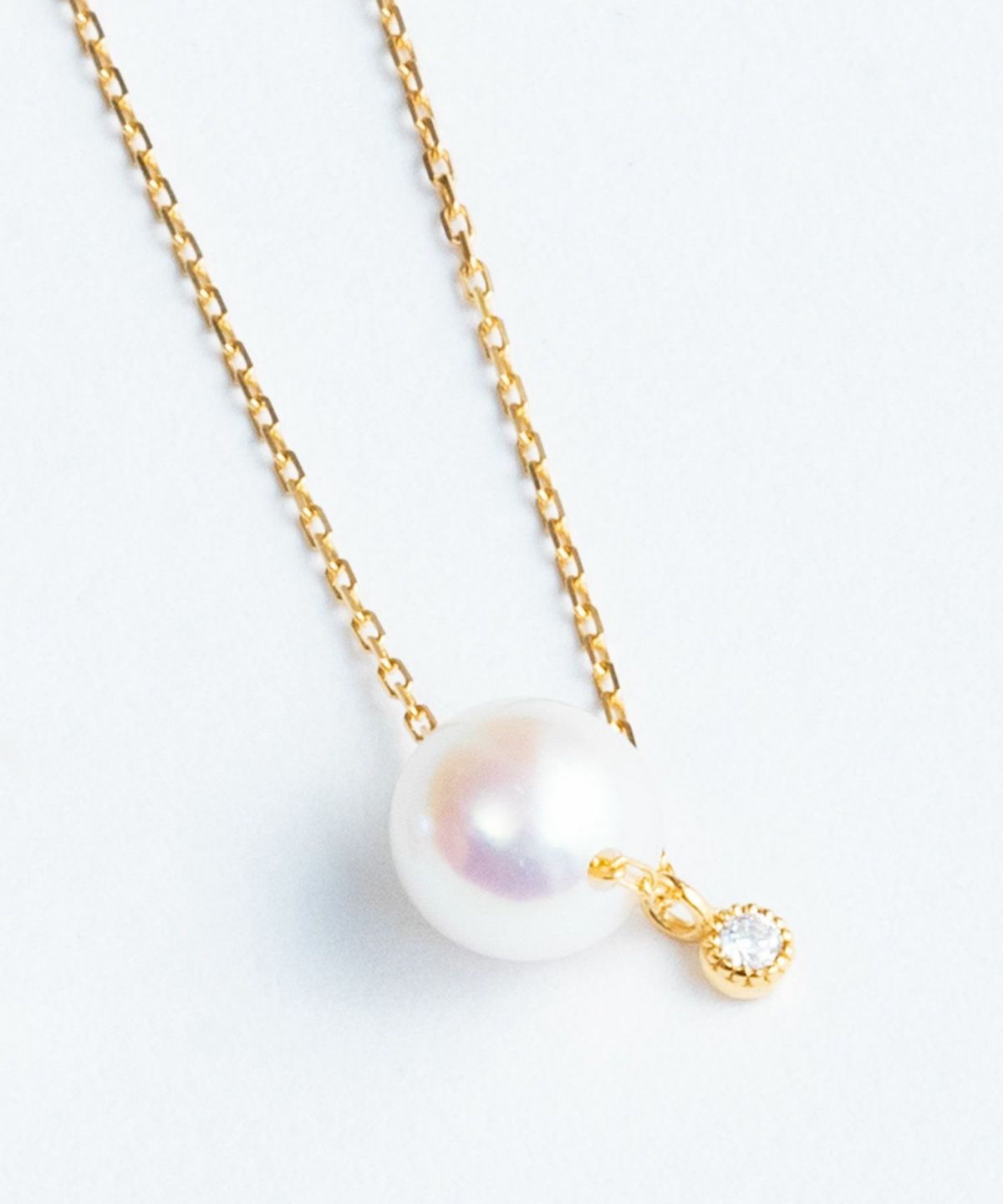 Fresh pearl 925 silver petit pendant【H&Ccollection】