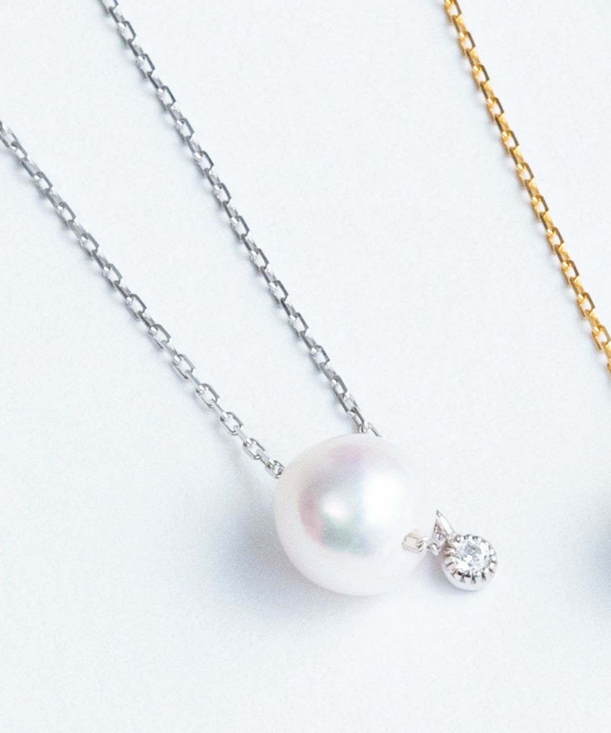 Fresh pearl 925 silver petit pendant【H&Ccollection】