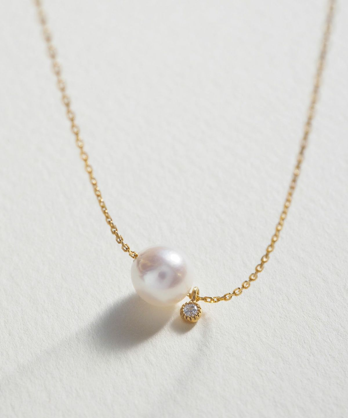 Fresh pearl 925 silver petit pendant【H&Ccollection】