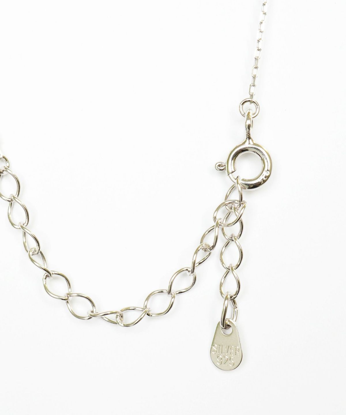 Drop frame 925 Silver Dancing Stone Pendant【H&Ccollection】