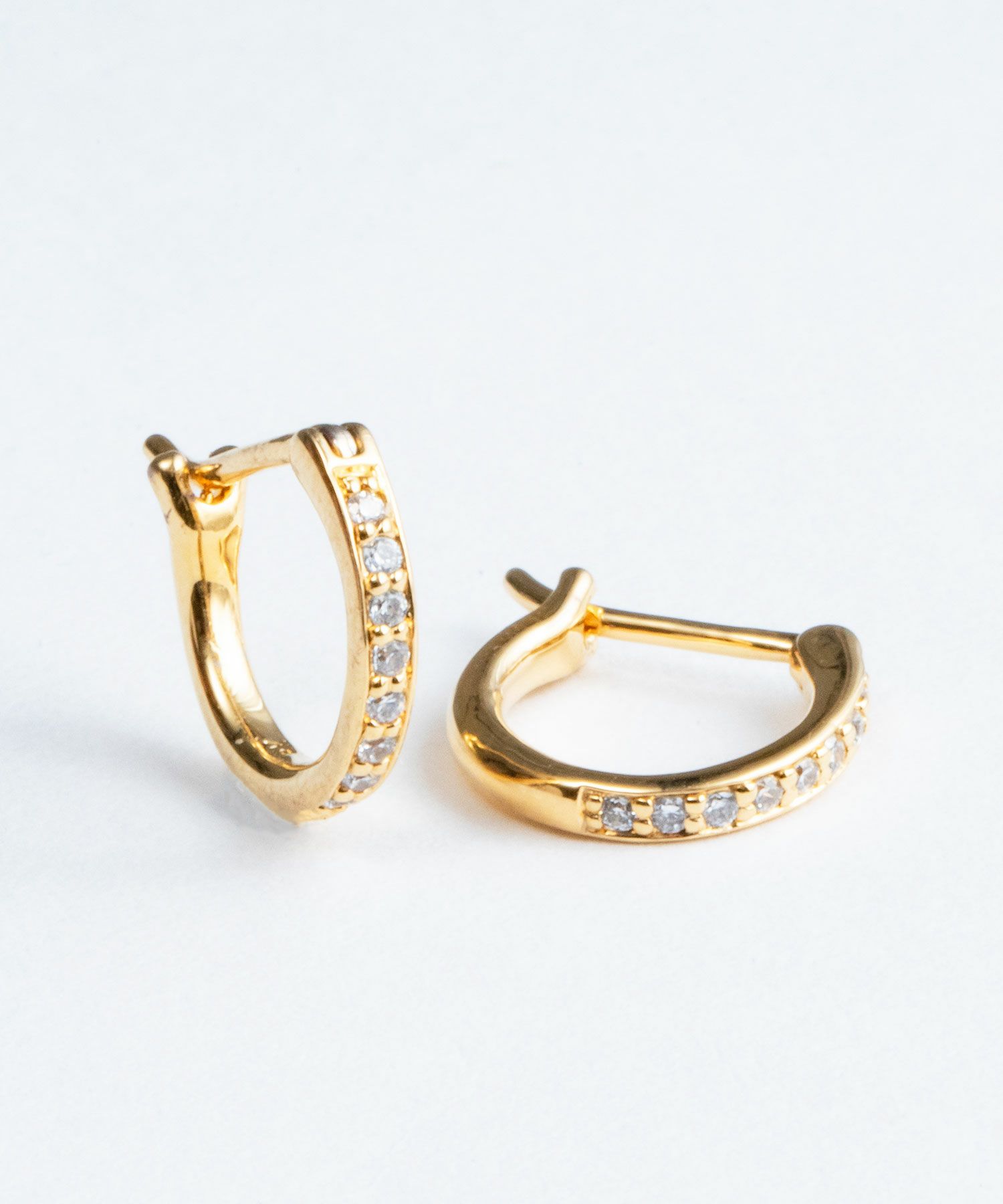 12mm cubic hoop sv925 pierce