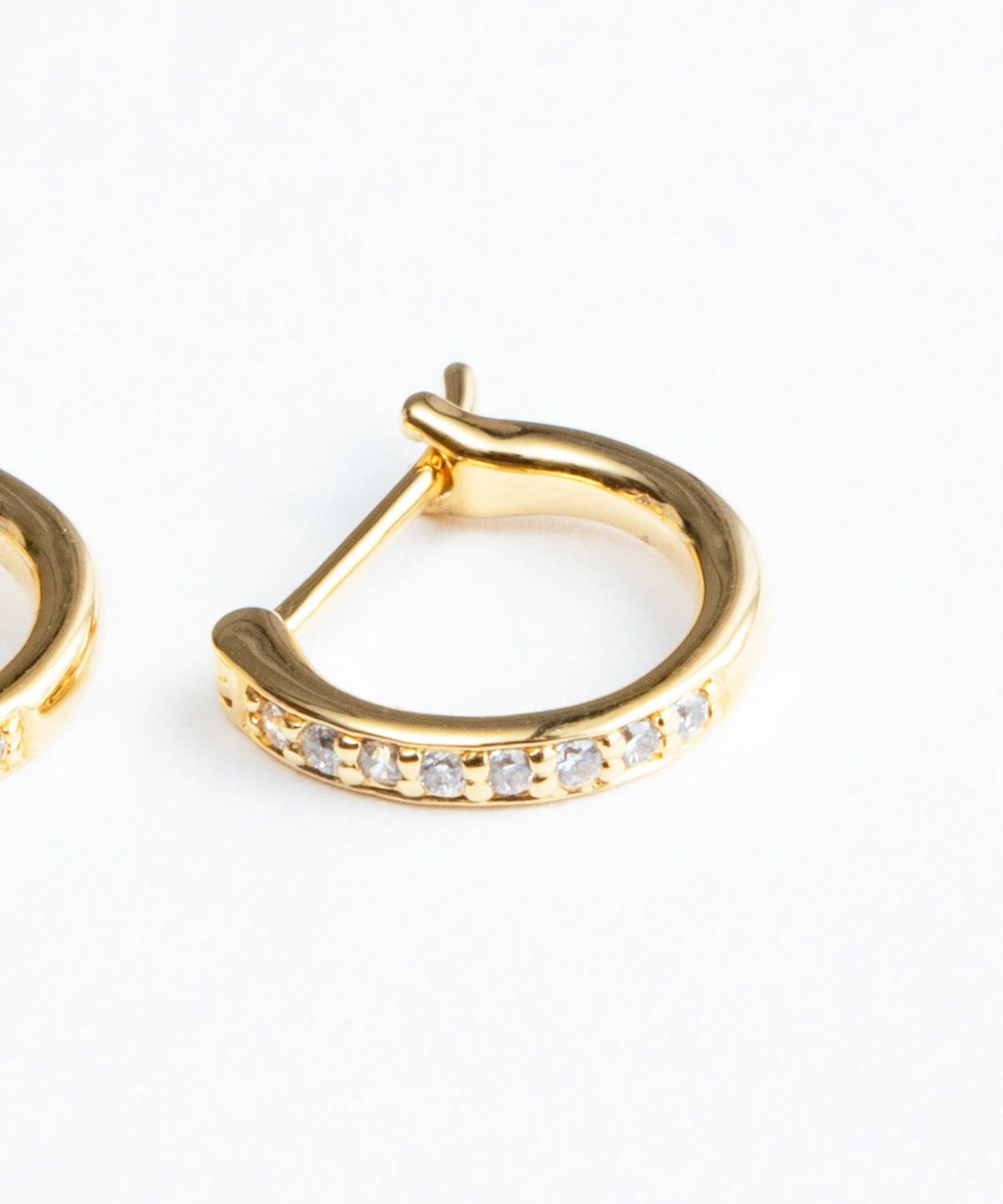 12mm cubic hoop sv925 pierce