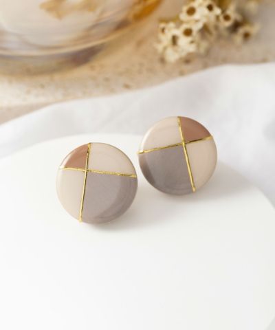 carve」藍色美濃焼三日月イヤリング【MIKELO】 | 【公式】MUK ONLINE